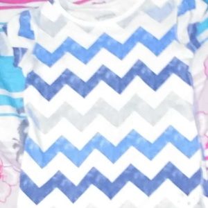 White Shirt with Shevron pattern